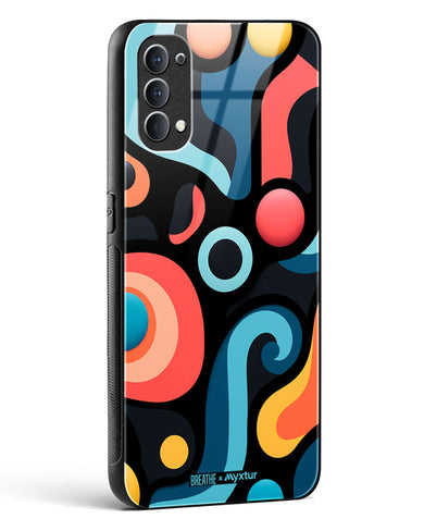 Colorburst Geometry [BREATHE] Glass Case Phone Cover (Oppo)