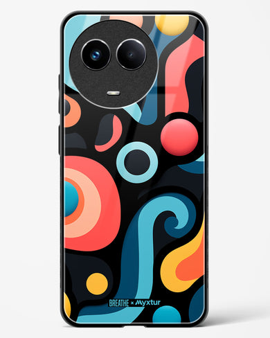 Colorburst Geometry [BREATHE] Glass Case Phone Cover (Realme)