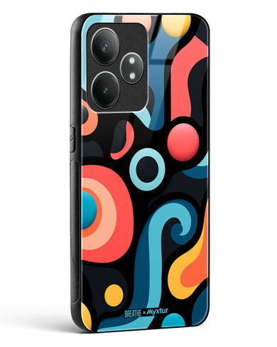 Colorburst Geometry [BREATHE] Glass Case Phone Cover (Realme)