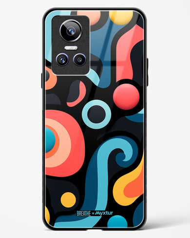 Colorburst Geometry [BREATHE] Glass Case Phone Cover-(Realme)