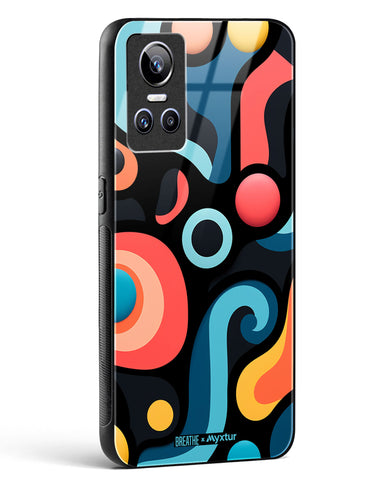 Colorburst Geometry [BREATHE] Glass Case Phone Cover (Realme)