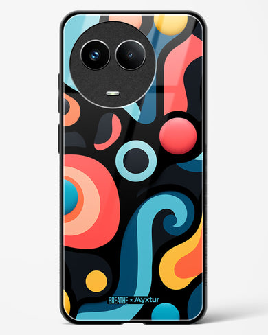 Colorburst Geometry [BREATHE] Glass Case Phone Cover (Realme)