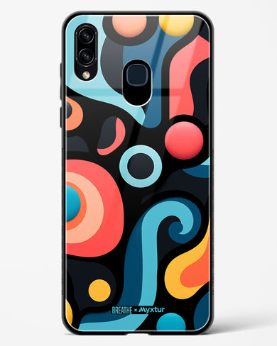 Colorburst Geometry [BREATHE] Glass Case Phone Cover (Samsung)