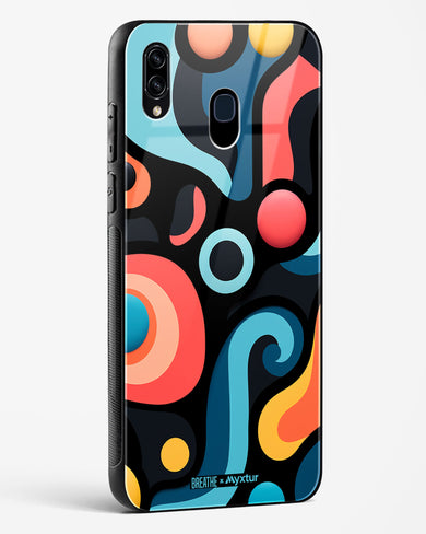 Colorburst Geometry [BREATHE] Glass Case Phone Cover (Samsung)