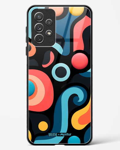 Colorburst Geometry [BREATHE] Glass Case Phone Cover (Samsung)
