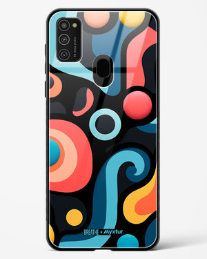 Colorburst Geometry [BREATHE] Glass Case Phone Cover (Samsung)