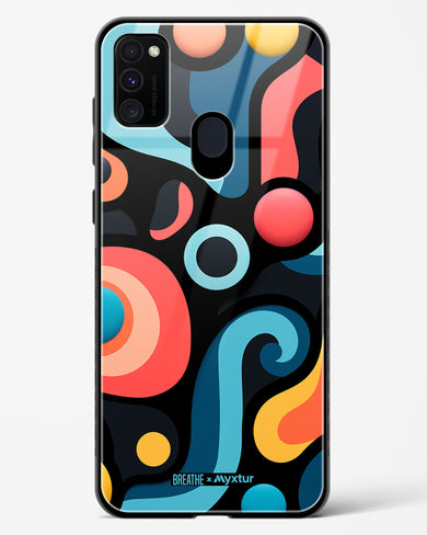Colorburst Geometry [BREATHE] Glass Case Phone Cover (Samsung)