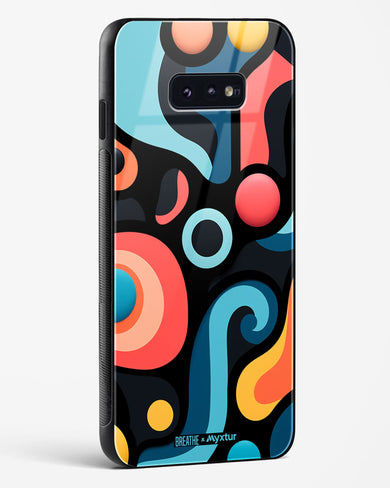 Colorburst Geometry [BREATHE] Glass Case Phone Cover (Samsung)