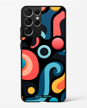 Colorburst Geometry [BREATHE] Glass Case Phone Cover (Samsung)