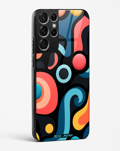 Colorburst Geometry [BREATHE] Glass Case Phone Cover (Samsung)