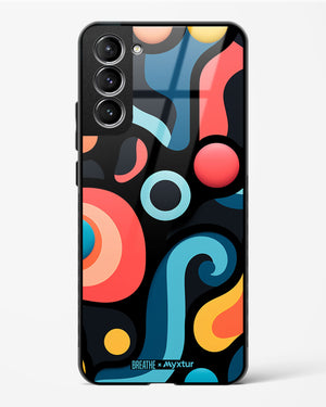 Colorburst Geometry [BREATHE] Glass Case Phone Cover (Samsung)