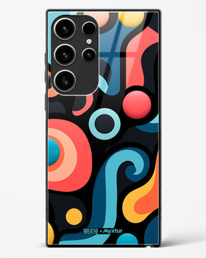 Colorburst Geometry [BREATHE] Glass Case Phone Cover (Samsung)