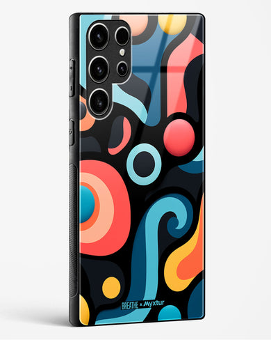 Colorburst Geometry [BREATHE] Glass Case Phone Cover (Samsung)