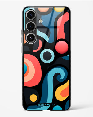 Colorburst Geometry [BREATHE] Glass Case Phone Cover (Samsung)