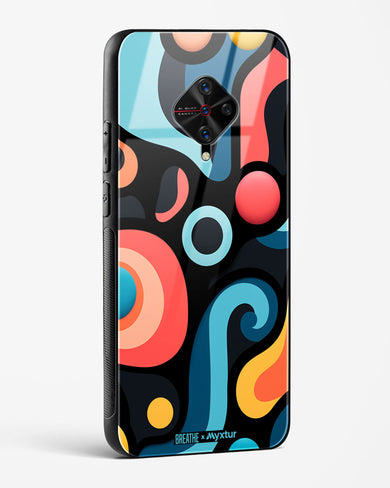 Colorburst Geometry [BREATHE] Glass Case Phone Cover-(Vivo)