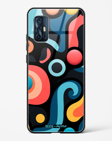 Colorburst Geometry [BREATHE] Glass Case Phone Cover (Vivo)
