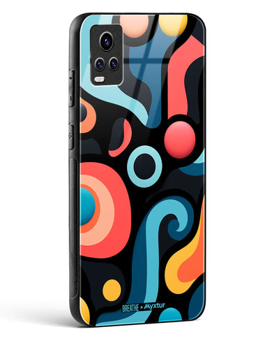 Colorburst Geometry [BREATHE] Glass Case Phone Cover (Vivo)