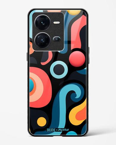 Colorburst Geometry [BREATHE] Glass Case Phone Cover-(Vivo)