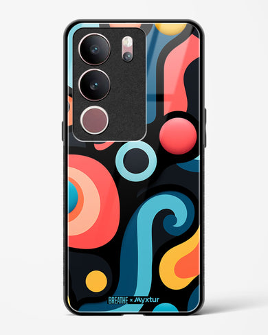 Colorburst Geometry [BREATHE] Glass Case Phone Cover (Vivo)