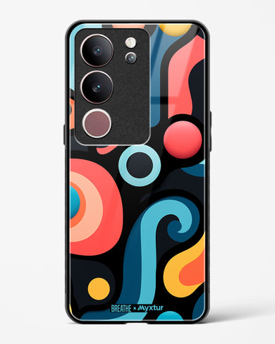 Colorburst Geometry [BREATHE] Glass Case Phone Cover (Vivo)
