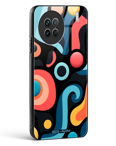 Colorburst Geometry [BREATHE] Glass Case Phone Cover (Vivo)
