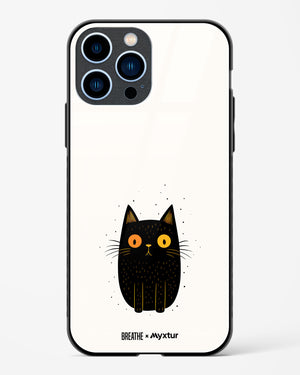 Purrplexed [BREATHE] Glass Case Phone Cover-(Apple)