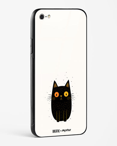 Purrplexed [BREATHE] Glass Case Phone Cover (Apple)