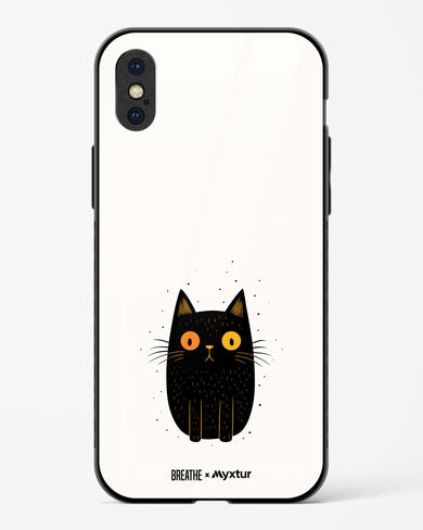 Purrplexed [BREATHE] Glass Case Phone Cover (Apple)