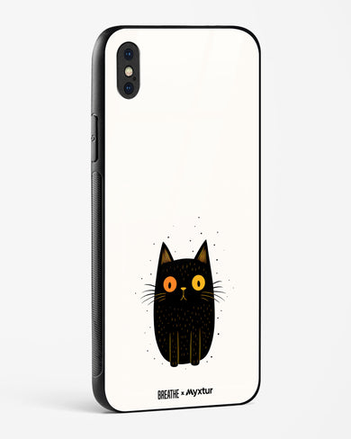 Purrplexed [BREATHE] Glass Case Phone Cover (Apple)