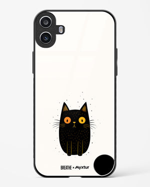 Purrplexed [BREATHE] Glass Case Phone Cover (Nothing)