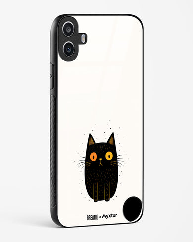 Purrplexed [BREATHE] Glass Case Phone Cover (Nothing)