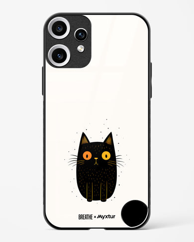 Purrplexed [BREATHE] Glass Case Phone Cover (Nothing)