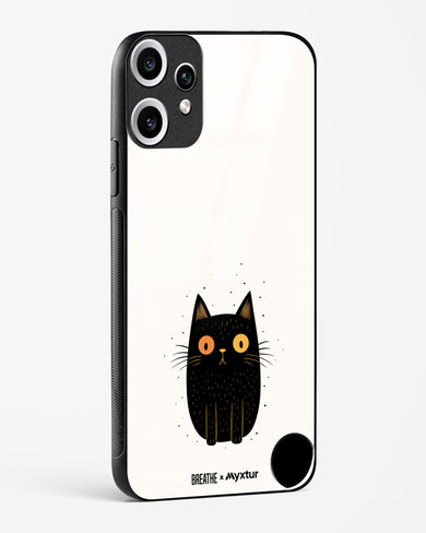 Purrplexed [BREATHE] Glass Case Phone Cover (Nothing)