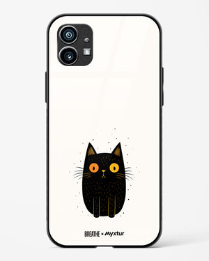 Purrplexed [BREATHE] Glass Case Phone Cover (Nothing)