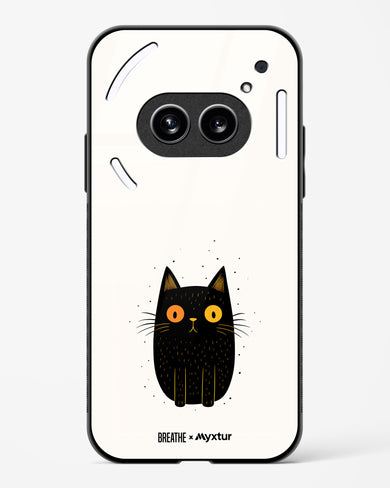 Purrplexed [BREATHE] Glass Case Phone Cover (Nothing)