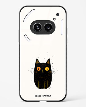 Purrplexed [BREATHE] Glass Case Phone Cover (Nothing)