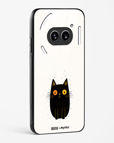Purrplexed [BREATHE] Glass Case Phone Cover (Nothing)