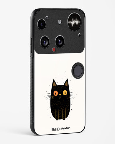 Purrplexed [BREATHE] Glass Case Phone Cover (Nothing)