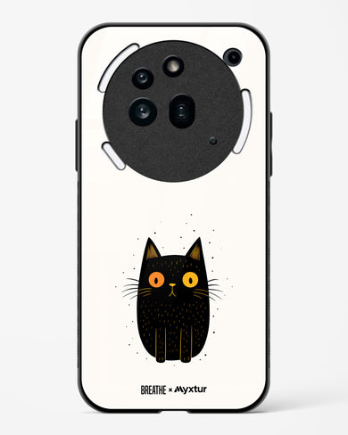 Purrplexed [BREATHE] Glass Case Phone Cover (Nothing)