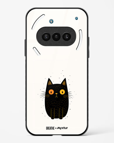 Purrplexed [BREATHE] Glass Case Phone Cover (Nothing)