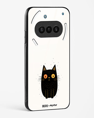 Purrplexed [BREATHE] Glass Case Phone Cover (Nothing)