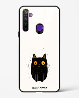 Purrplexed [BREATHE] Glass Case Phone Cover-(Realme)