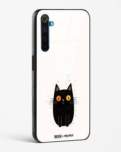 Purrplexed [BREATHE] Glass Case Phone Cover-(Realme)