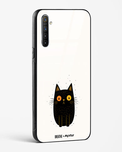 Purrplexed [BREATHE] Glass Case Phone Cover-(Realme)