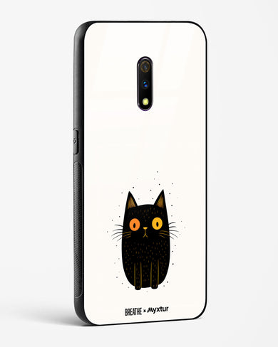 Purrplexed [BREATHE] Glass Case Phone Cover-(Realme)