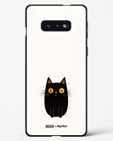 Purrplexed [BREATHE] Glass Case Phone Cover-(Samsung)