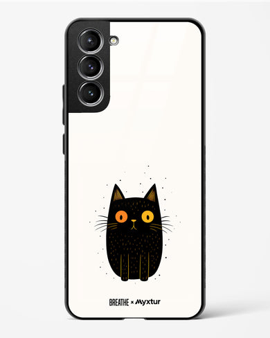 Purrplexed [BREATHE] Glass Case Phone Cover-(Samsung)