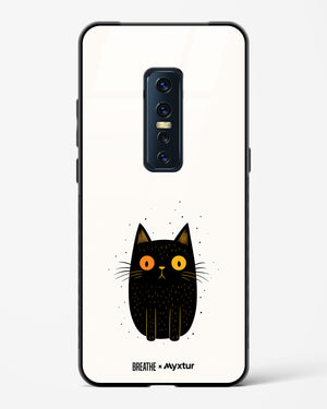 Purrplexed [BREATHE] Glass Case Phone Cover (Vivo)