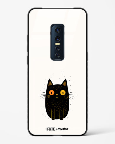 Purrplexed [BREATHE] Glass Case Phone Cover-(Vivo)