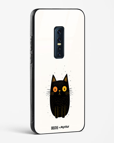 Purrplexed [BREATHE] Glass Case Phone Cover-(Vivo)